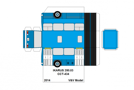 Ikarus 280 ráncajtós